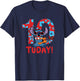 Disney Lilo & Stitch Tropical Birthday 10 Years Old Today T-Shirt - T-Shirt | Navy