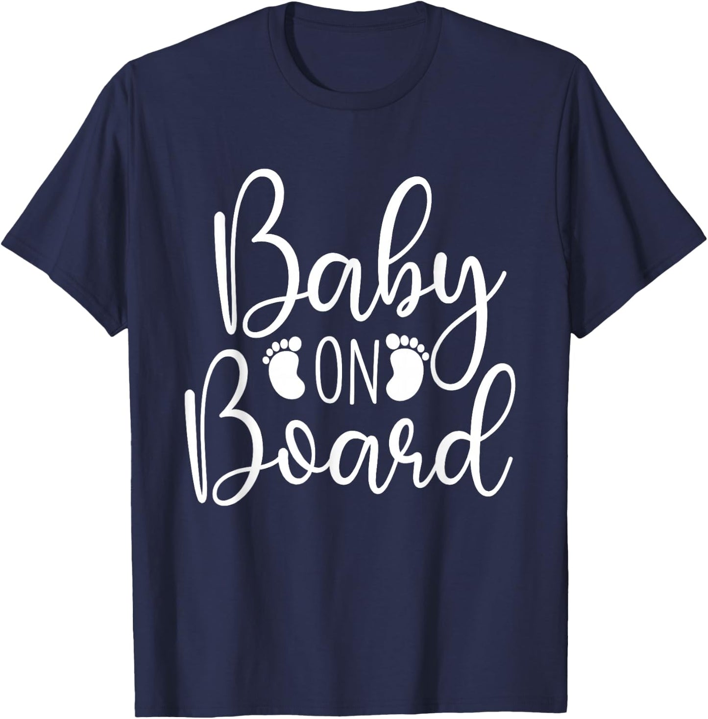 Baby On Board - Gender Reveal Party Baby Shower Pregnancy T-Shirt - T-Shirt | Navy