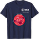 ESA European Space Agency Mission lisa Patch T-Shirt - T-Shirt | Navy