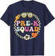 Pre k Teacher Shirt & Girls, Kids Pre-k Squad T-Shirt - T-Shirt | Navy