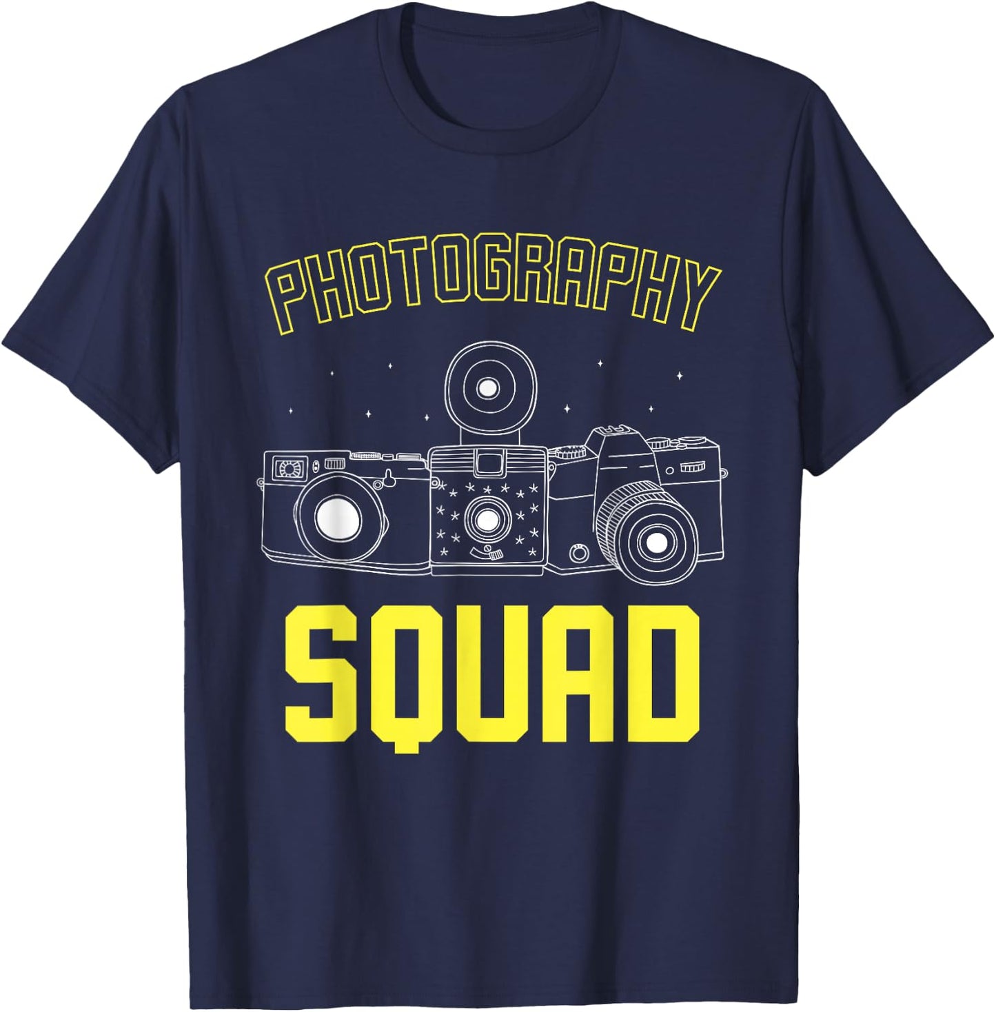 Photography Squad Job Camera Photographer Photography T-Shirt - T-Shirt | Navy