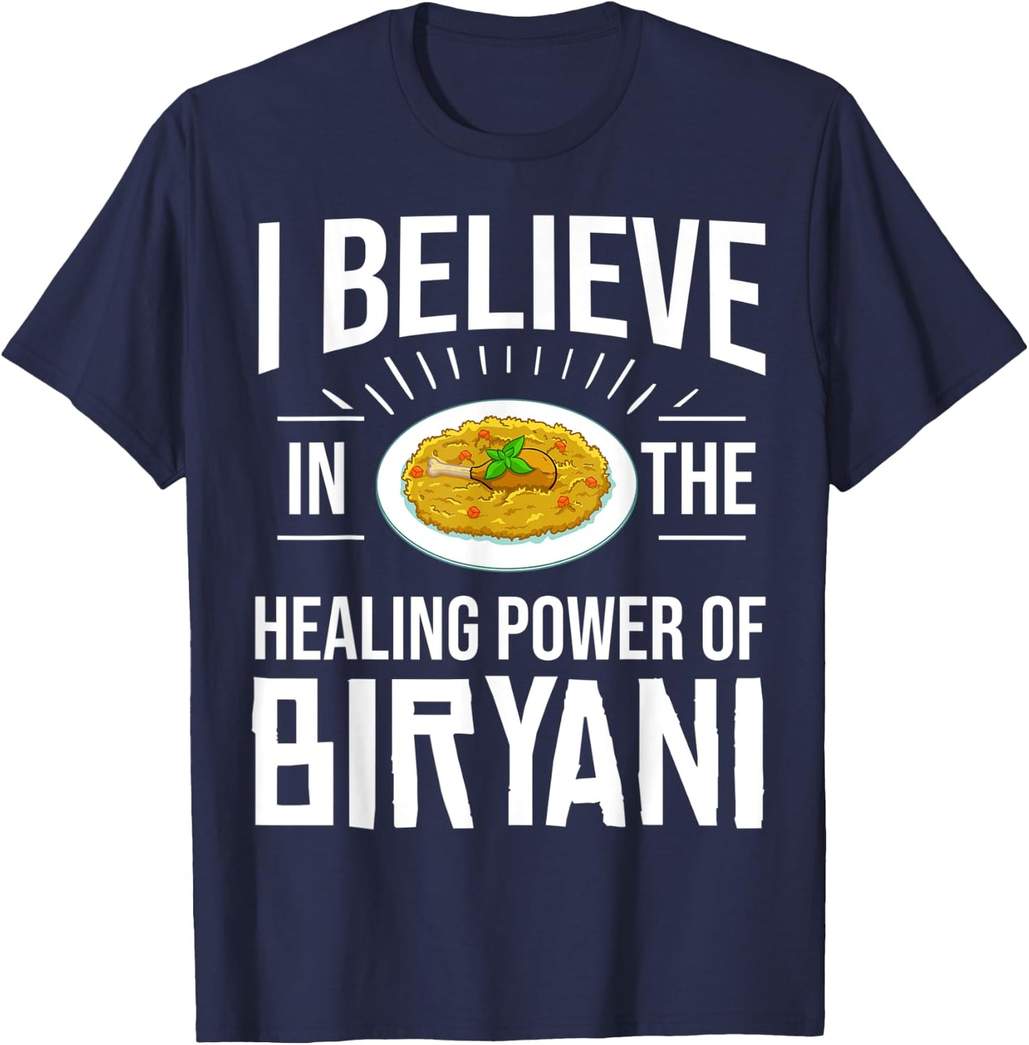 Biryani Gift Pakistani Food Chicken Dum Pot T-Shirt - T-Shirt | Navy