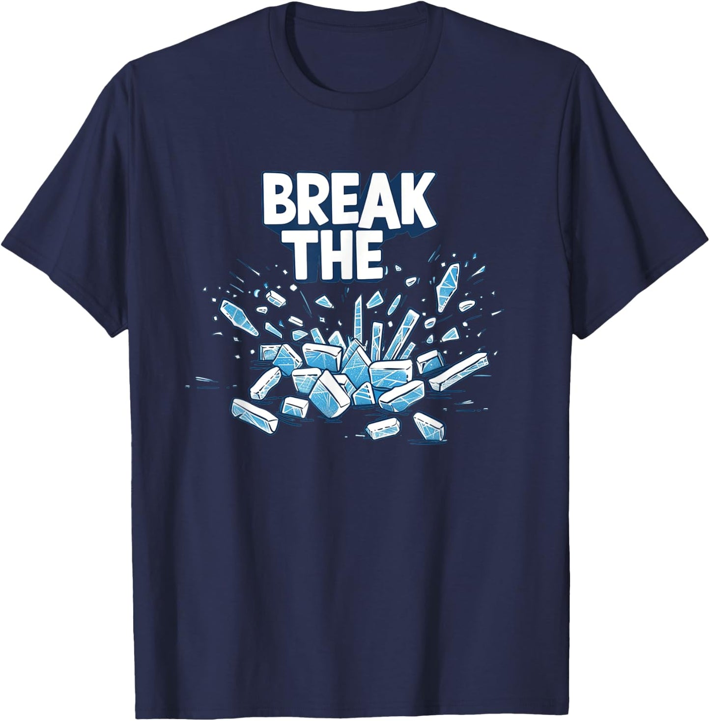 Break the Ice Costume for Boys and Girls T-Shirt - T-Shirt | Navy