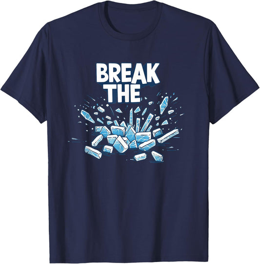 Break the Ice Costume for Boys and Girls T-Shirt - T-Shirt | Navy