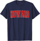 Howard WI Wisconsin Varsity Style USA Vintage Sports T-Shirt - T-Shirt | Navy