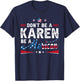 Be A Merican Funny 4th of July USA American Patriotic Women T-Shirt - T-Shirt | Navy