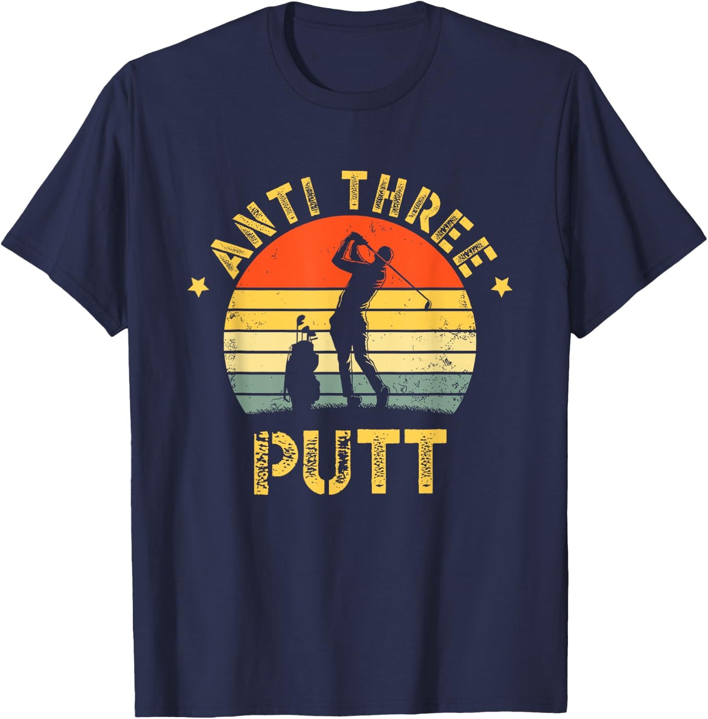 Anti 3 Putt T-Shirt - T-Shirt | Navy