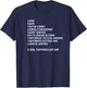 War Games Joshua WOPR Game Classic 80s Graphic T-Shirt - T-Shirt | Navy
