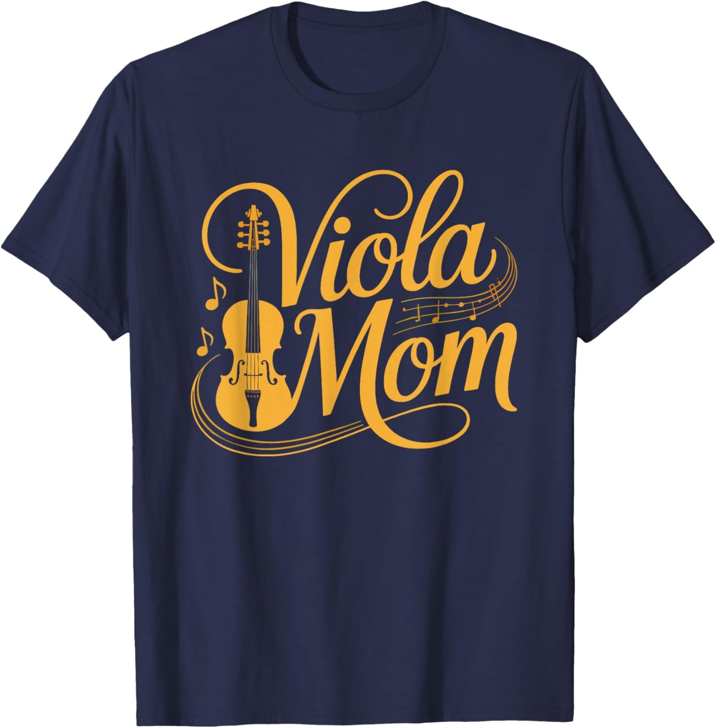 Viola Mom Proud Every Single Lesson Orchestra Competition T-Shirt - T-Shirt | Navy