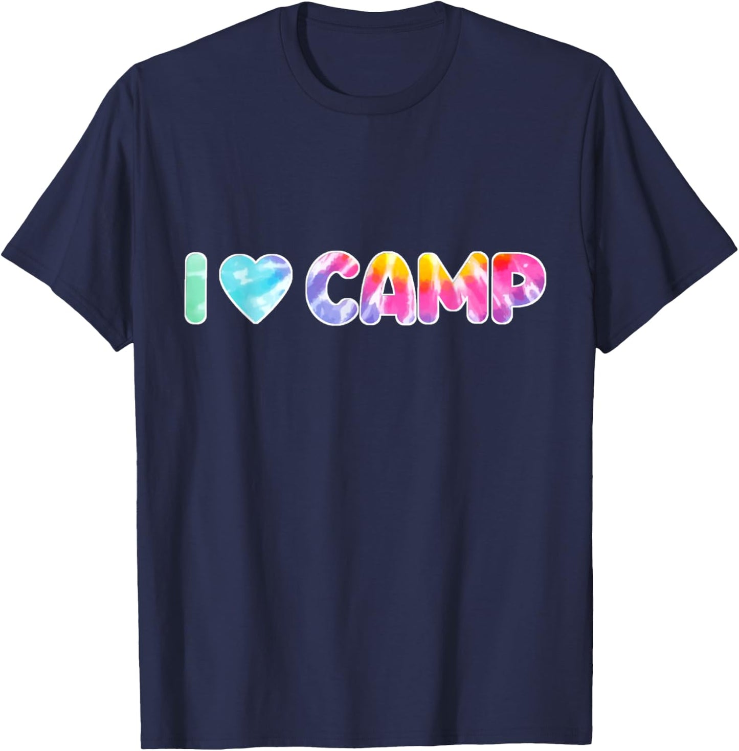 I Love Summer Camp T-Shirt - T-Shirt | Navy