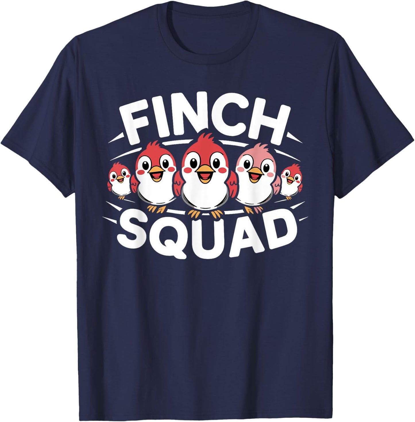 Finch Squad for Finch Lover Shirt | Cool Finch T-Shirt - T-Shirt | Navy