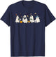Bookish Ghost Throne Of Glass Halloween T-Shirt - T-Shirt | Navy