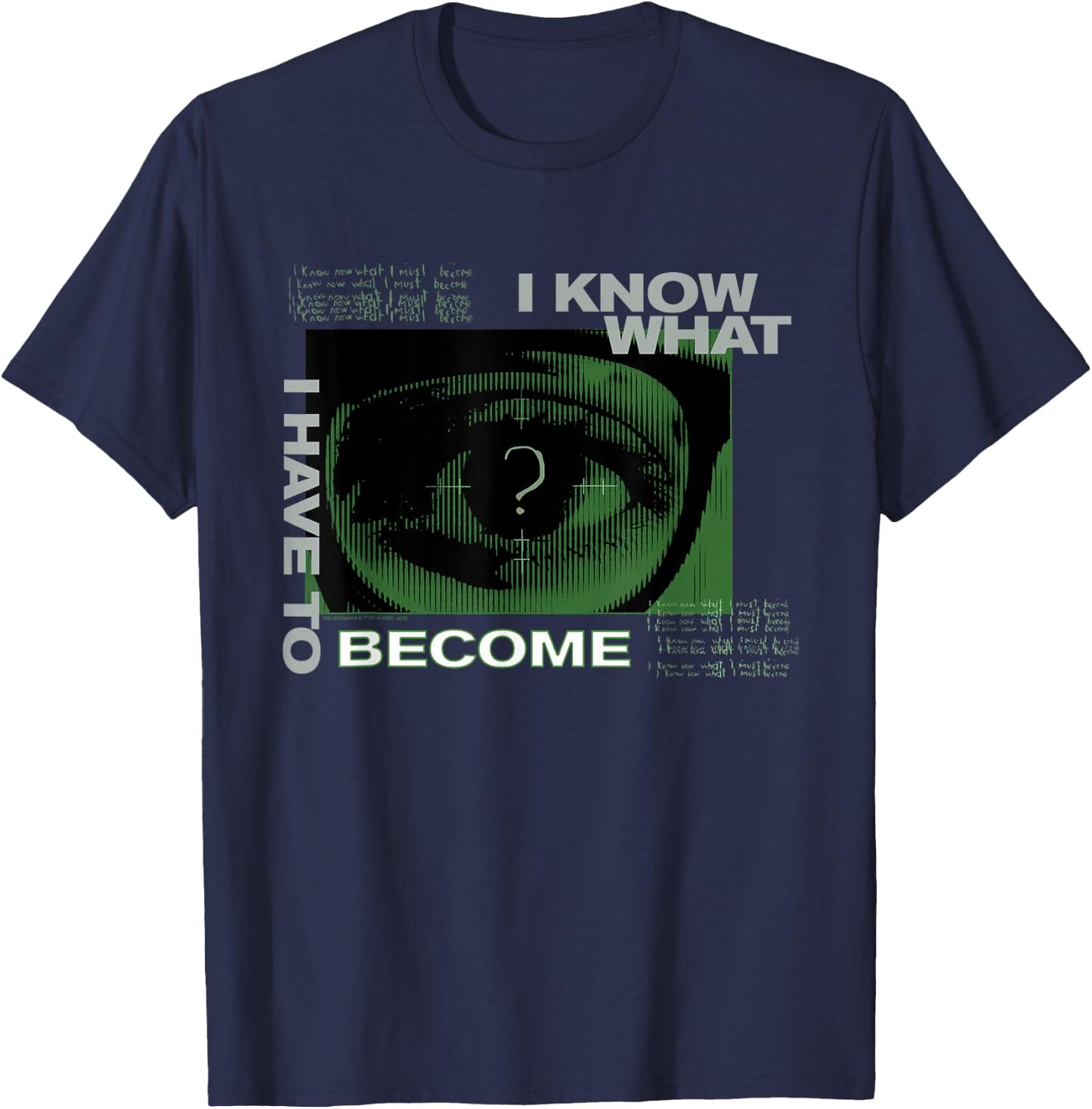 The Batman Become The Riddler T-Shirt - T-Shirt | Navy
