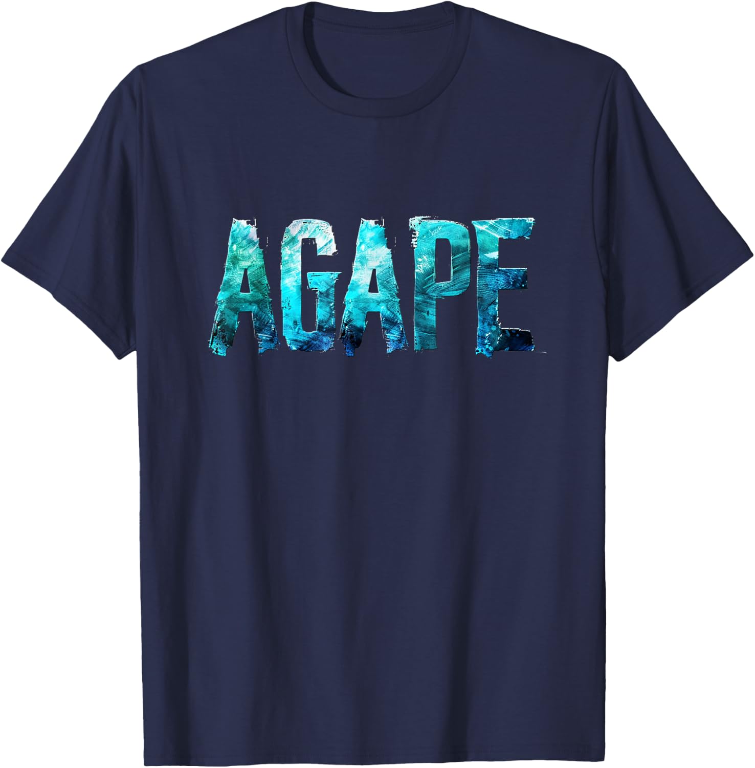 Christian Faith - Love Agape T-Shirt - T-Shirt | Navy
