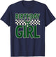 NBA Milwaukee Bucks Birthday Girl Checkered Logo T-Shirt - T-Shirt | Navy