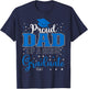 Proud Dad of a class of 2025 graduate for graduation T-Shirt - T-Shirt | Navy