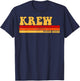 KREW Name Personalized Idea Men Retro Vintage KREW T-Shirt - T-Shirt | Navy