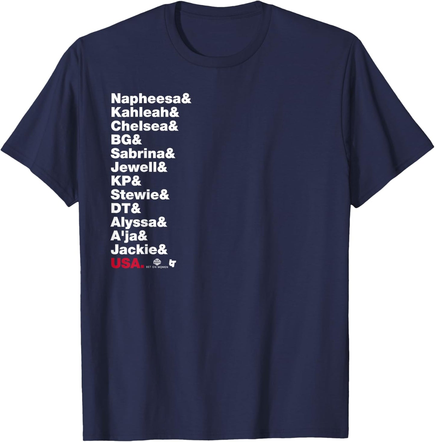 2024: USA All Stars WNBPA T-Shirt - T-Shirt | Navy