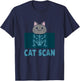 Cat Scan Funny Pun X-Ray Ct-Scan Technician Radiology T-Shirt - T-Shirt | Navy