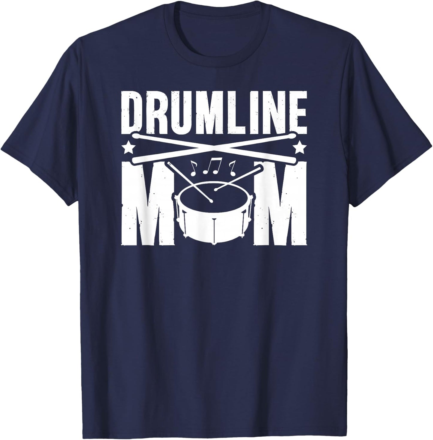Drumline Mom Drumline Mama Drumline Mother T-Shirt - T-Shirt | Navy