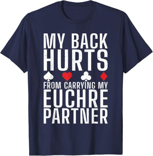 Euchre Card Game Euchre Player Euchre Cards T-Shirt - T-Shirt | Navy