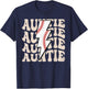 Lightning Groovy Proud Aunt Baseball Auntie Family Matching T-Shirt - T-Shirt | Navy