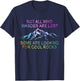 Not All Who Wander Are Lost, Some Are Looking For Cool Rocks T-Shirt - T-Shirt | Navy