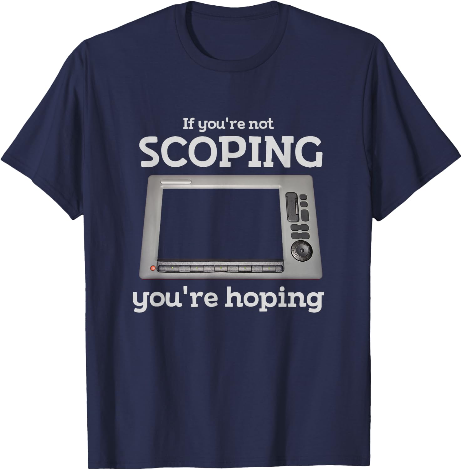 Funny Forward Facing Sonar T-Shirt - T-Shirt | Navy