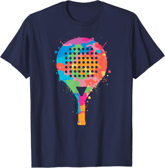 Padel Racket Kids Girls Boys Platform Tennis T-Shirt - T-Shirt | Navy
