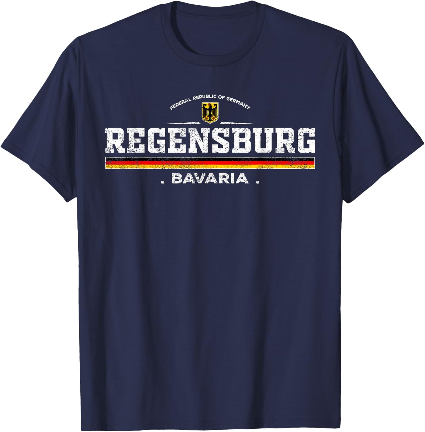 Regensburg Germany / Deutschland T-Shirt - T-Shirt | Navy