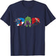 Marvel Avengers Team Dad Father's Day Family Trip Birthday T-Shirt - T-Shirt | Navy