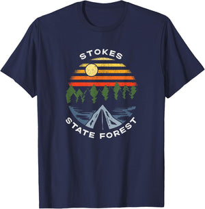 Stokes State Forest New Jersey Vacation Camping Souvenir T-Shirt - T-Shirt | Navy