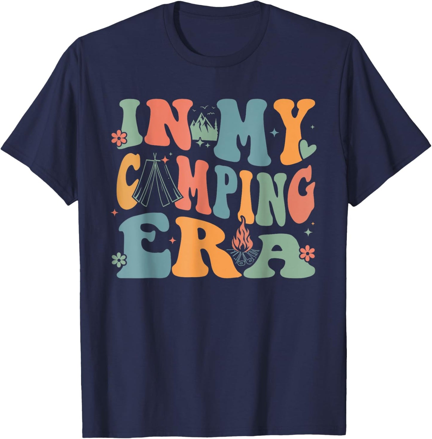 In My Camping Era T-Shirt - T-Shirt | Navy