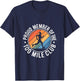 Proud Member Of The 100 Mile Club Ultra Run Trail Running T-Shirt - T-Shirt | Navy