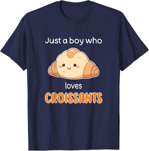 Kids Croissant Shirt Boys I Love Croissants Kids Croissant Lover