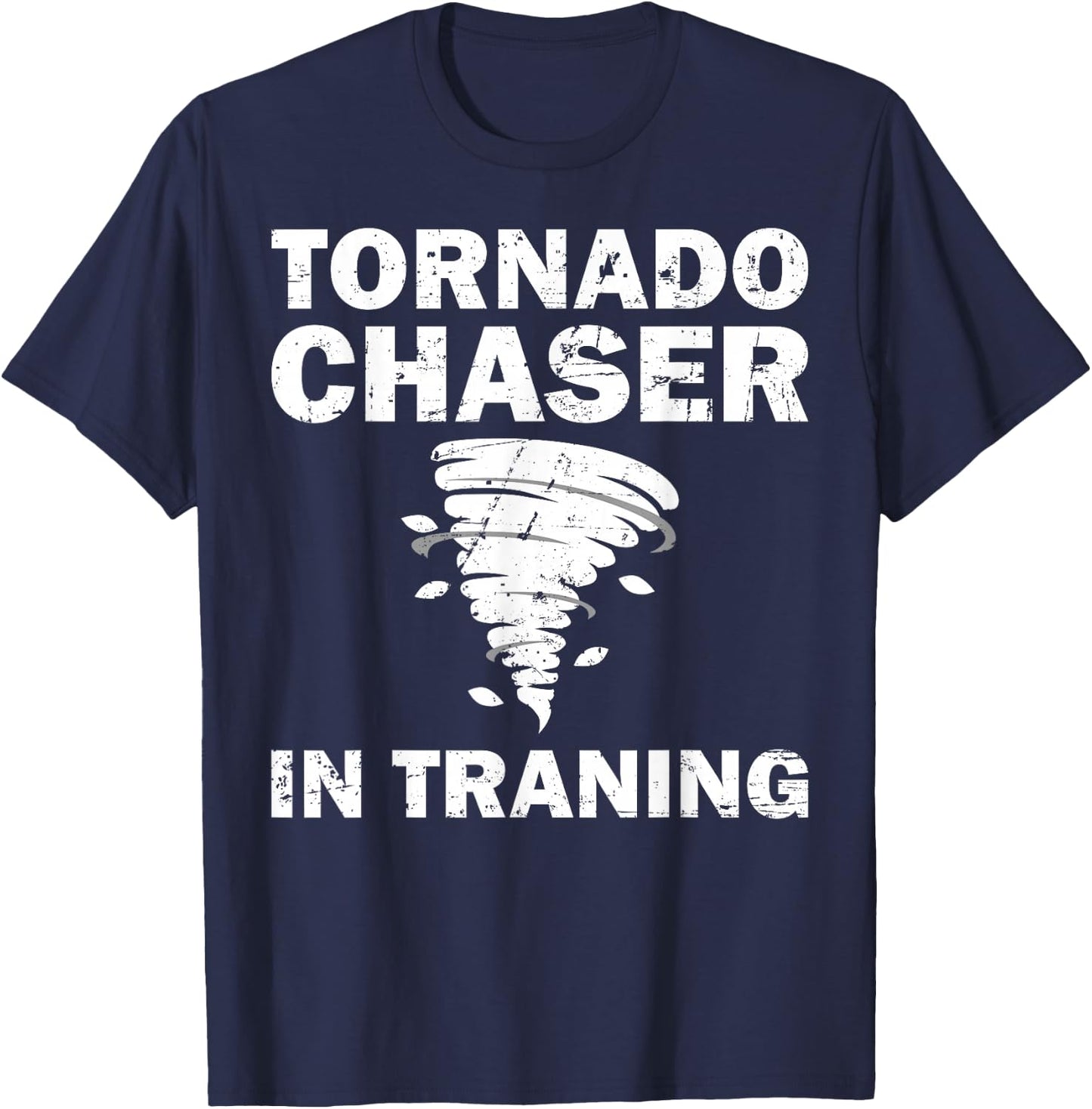Tornado Chaser Art Women Meteorologist Storm Tornado T-Shirt - T-Shirt | Navy