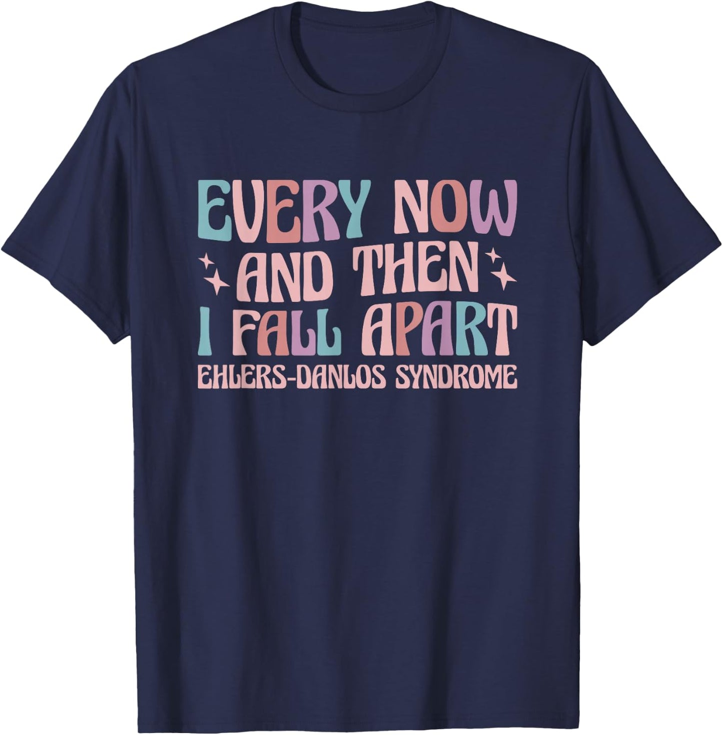 Ehlers Danlos Syndrome EDS Awareness T-Shirt - T-Shirt | Navy