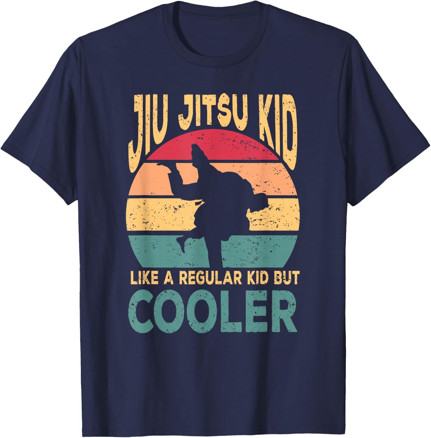 Funny Jiu Jitsu Kid Martial Art BJJ T-Shirt - T-Shirt | Navy