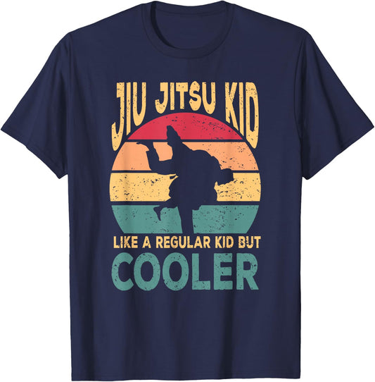 Funny Jiu Jitsu Kid Martial Art BJJ T-Shirt - T-Shirt | Navy