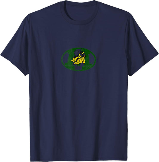 Medina High School Bees Ohio Vintage distressed T-Shirt - T-Shirt | Navy