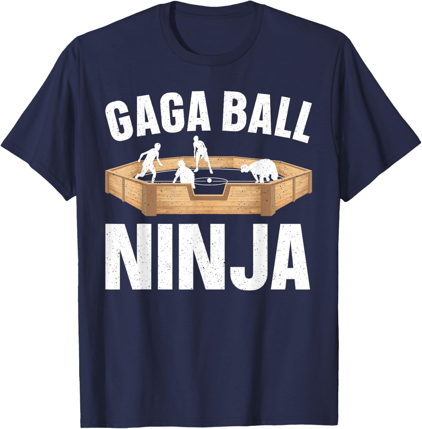 Cool Gaga Ball Design Women Kids Dodgeball Gaga Ball T-Shirt - T-Shirt | Navy