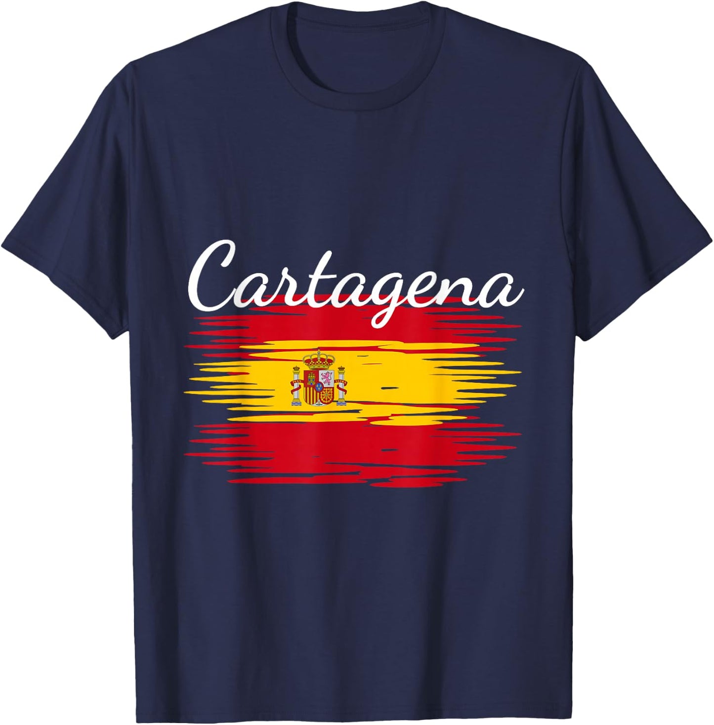 Cartagena Spain Flag Espana Espanol Matching Spanish T-Shirt - T-Shirt | Navy