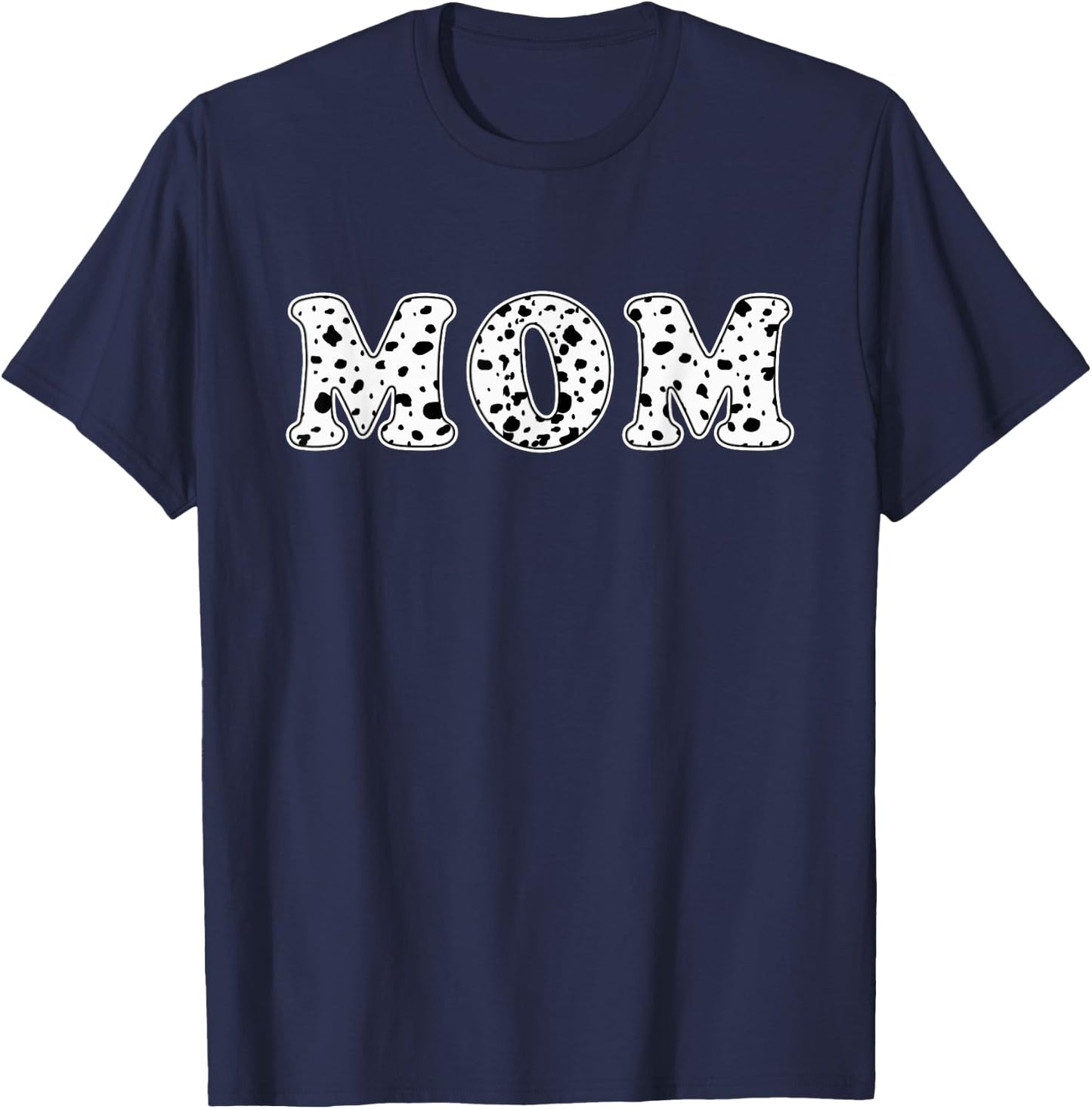 Dalmatian Mom Dalmatian Spots Print Matching Birthday T-Shirt - T-Shirt | Navy