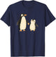 Mama and Baby Penguin T-Shirt - T-Shirt | Navy
