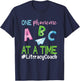 Literacy Coach Phoneme ABC Appreciation Back To School T-Shirt - T-Shirt | Navy