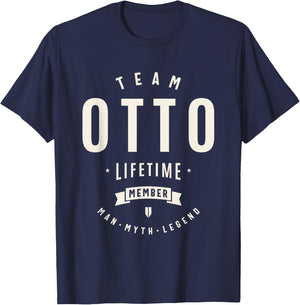 Team Otto Lifetime Member Funny Name Otto T-Shirt - T-Shirt | Navy