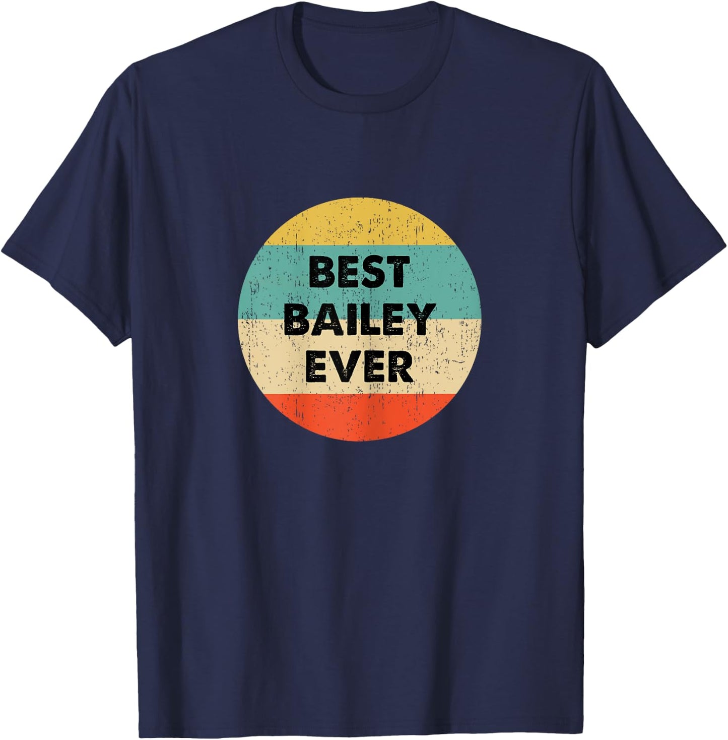 Bailey Name T-Shirt - T-Shirt | Navy