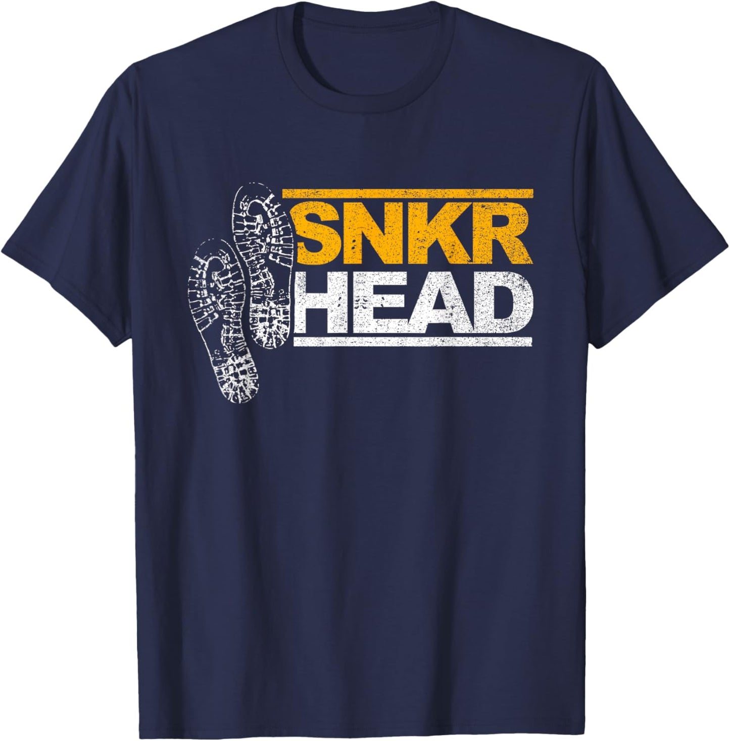 Sneaker Snkr fan Shoes head T-Shirt - T-Shirt | Navy