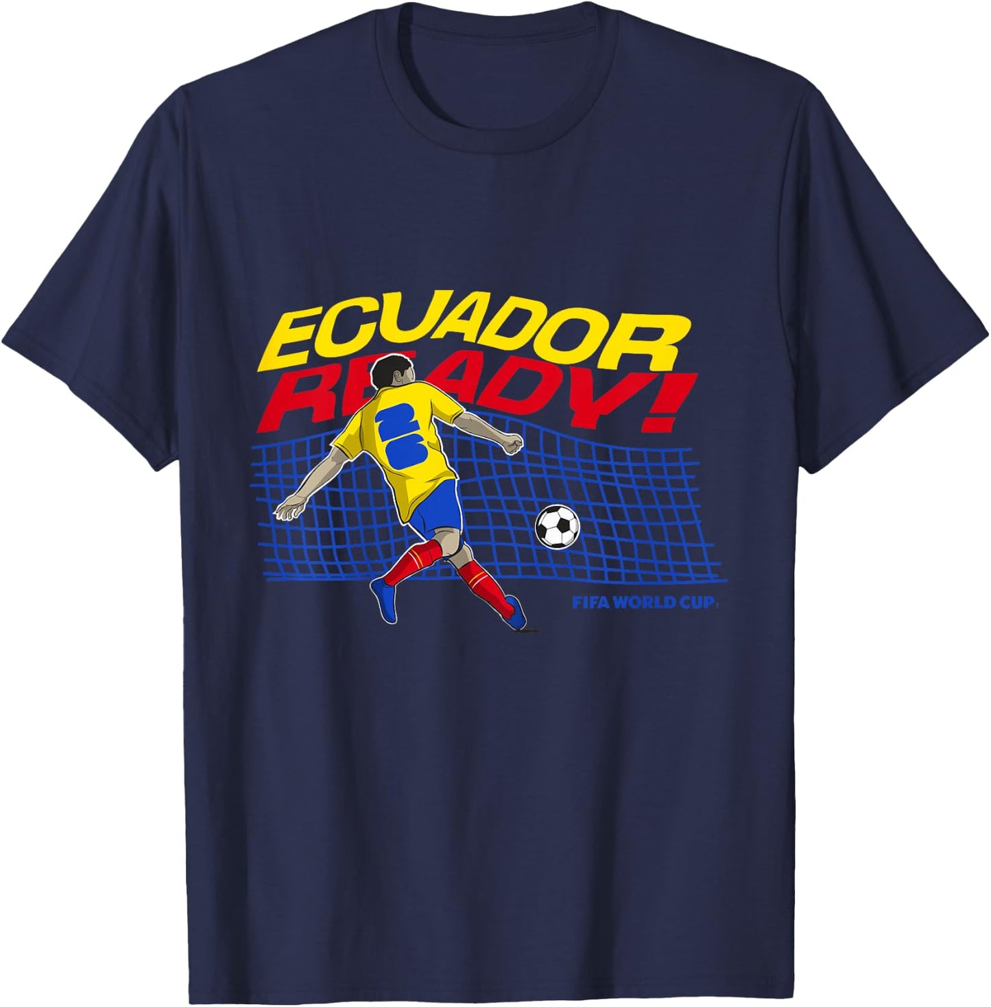 Kids FIFA WORLD CUP26 Qualifier Ecuador Ready T-Shirt - T-Shirt | Navy