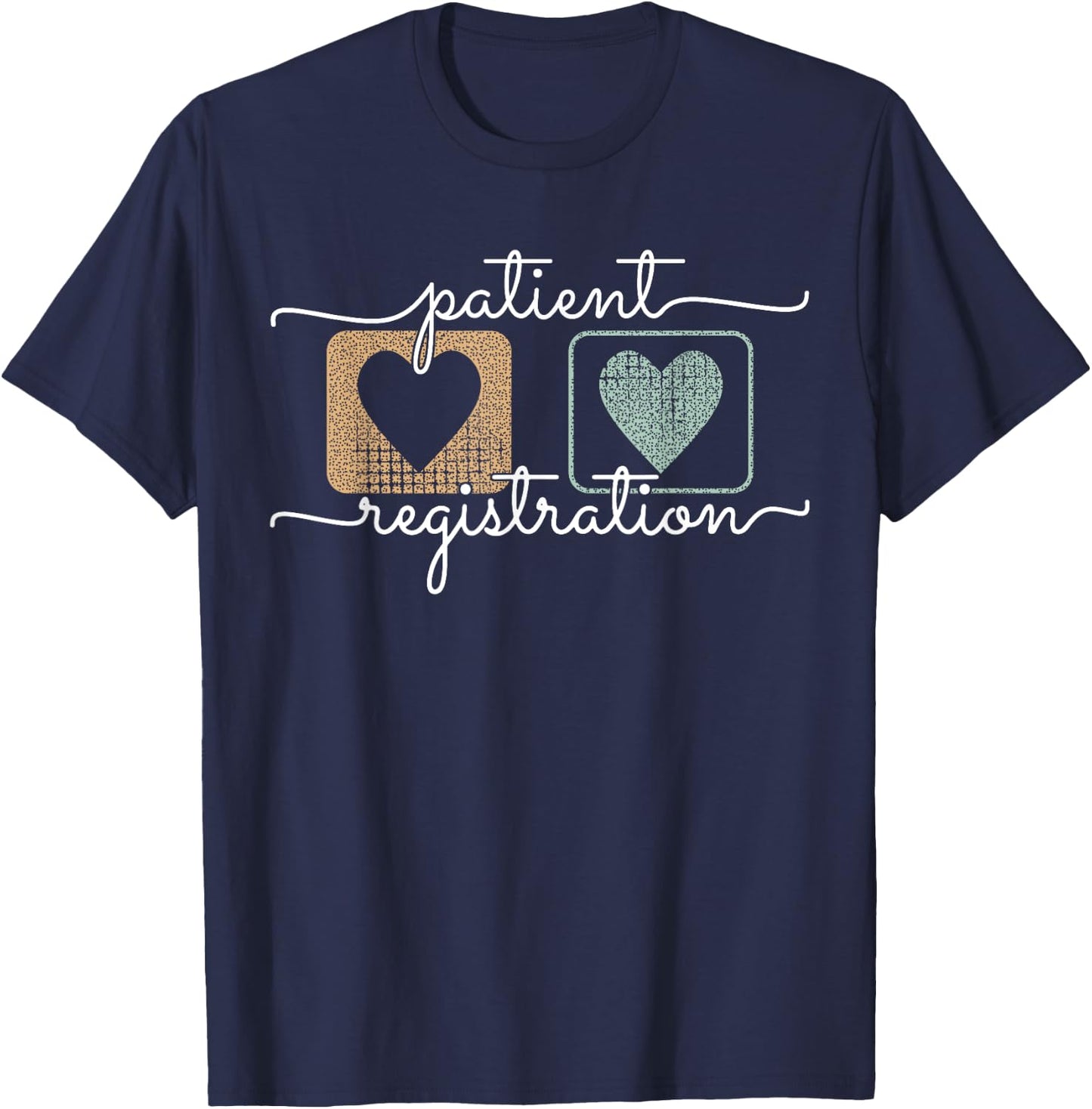 Patient Registration ER Registrar Emergency Department Nurse T-Shirt - T-Shirt | Navy